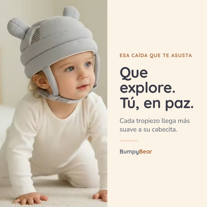 Gorro protector acolchado para bebé