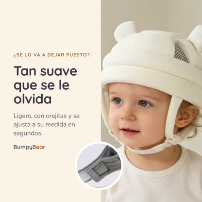 Gorro protector acolchado para bebé